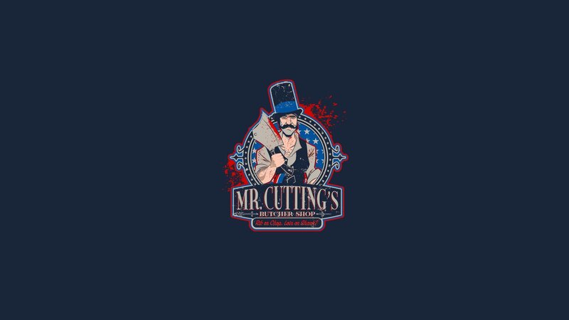 Mr. Cutting's Butcher Shop logo