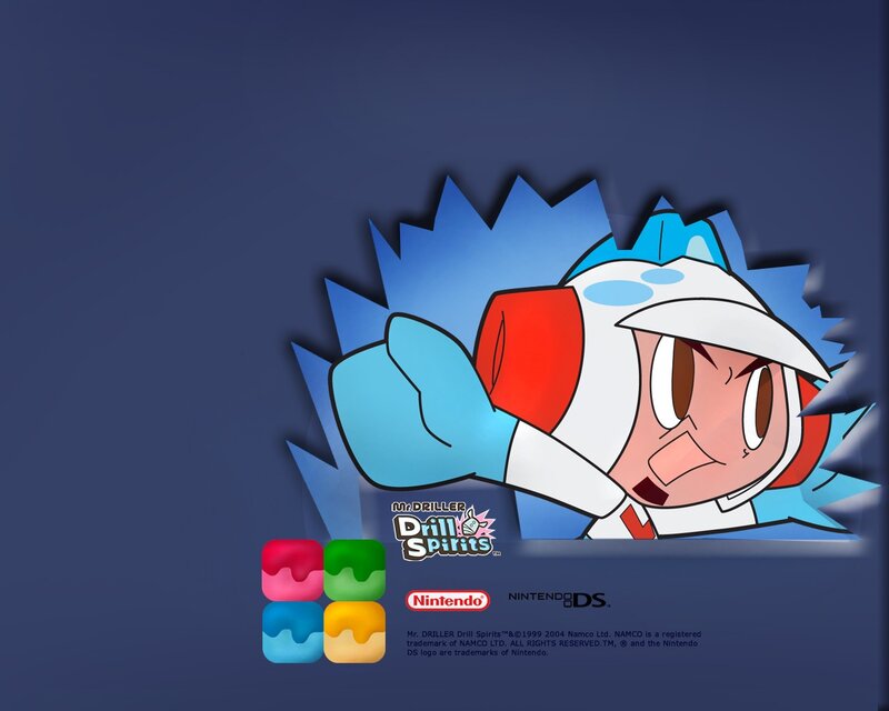 Mr. Driller Character — Blue