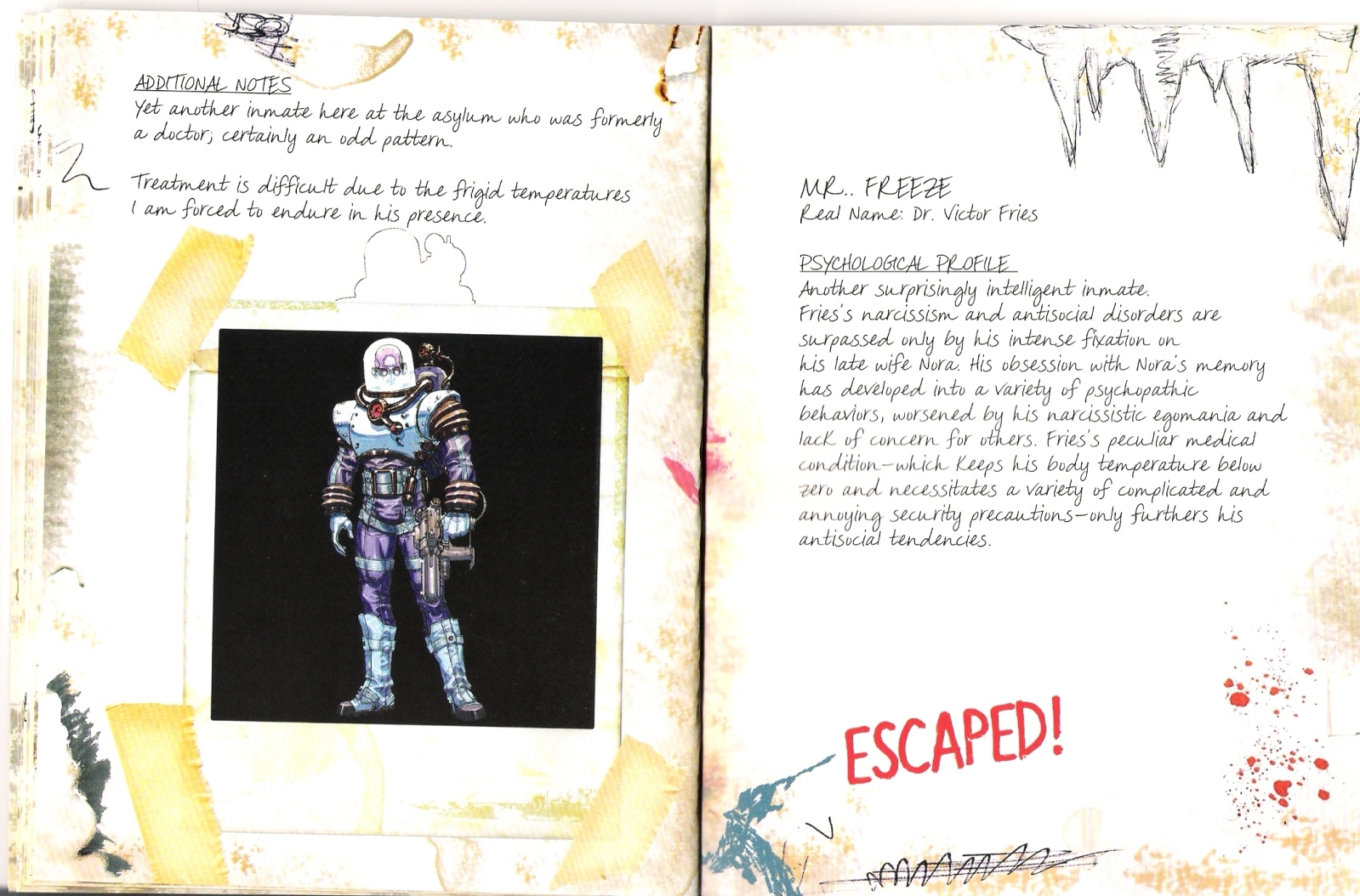 Mr. Freeze escape file