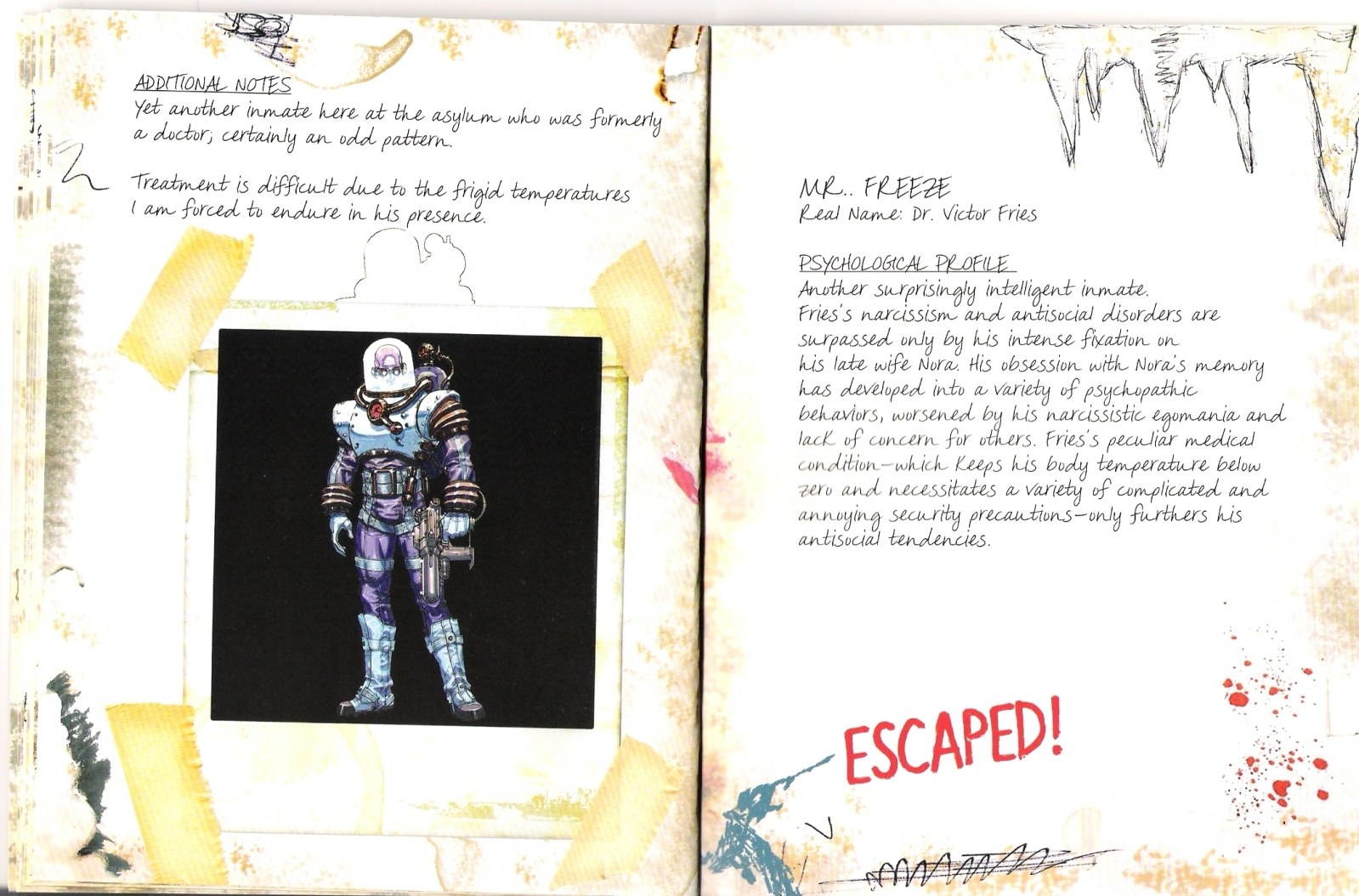 Mr. Freeze escape file