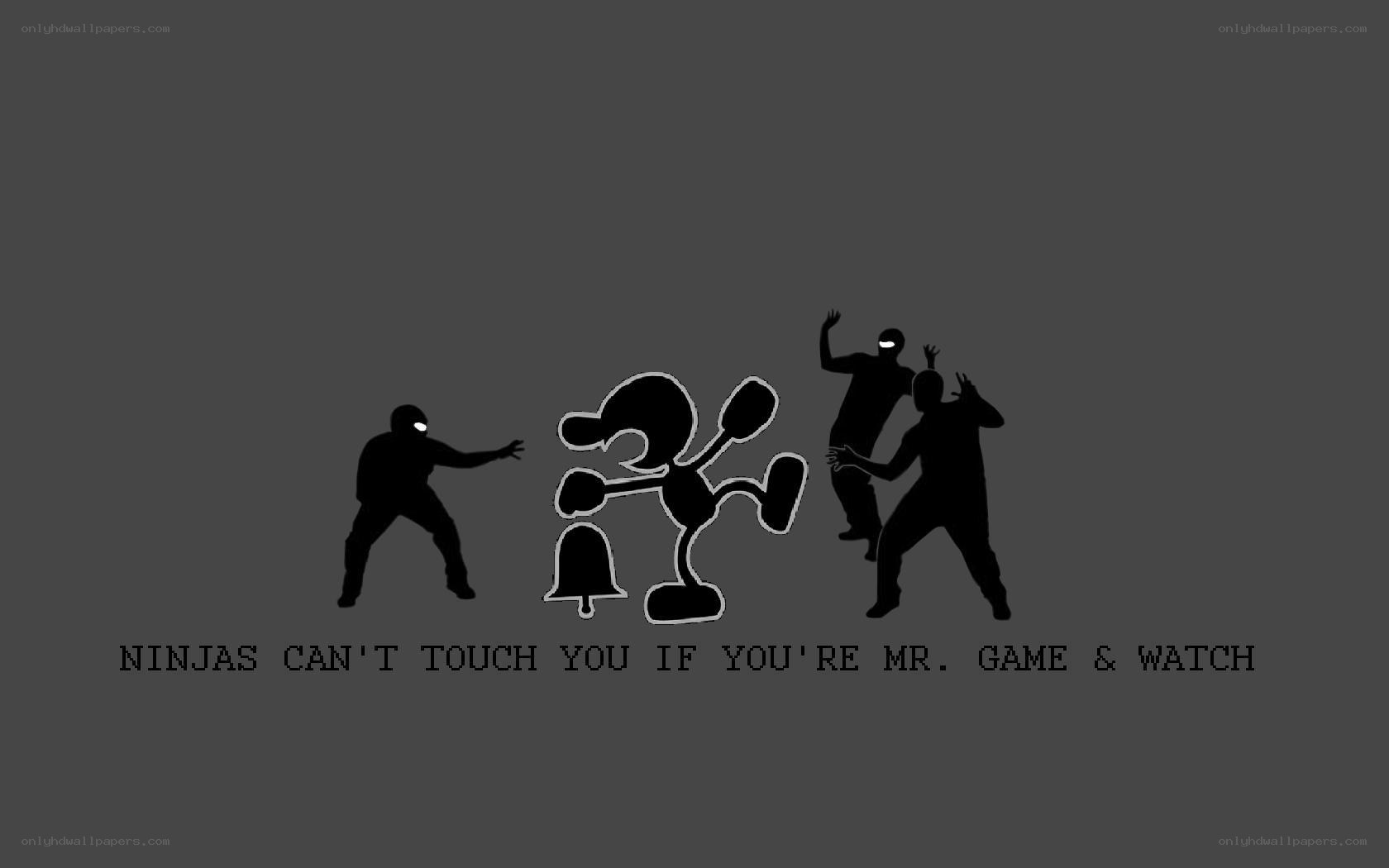 Mr. Game & Watch vs Ninjas