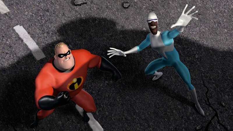 Mr. Incredible and Frozone