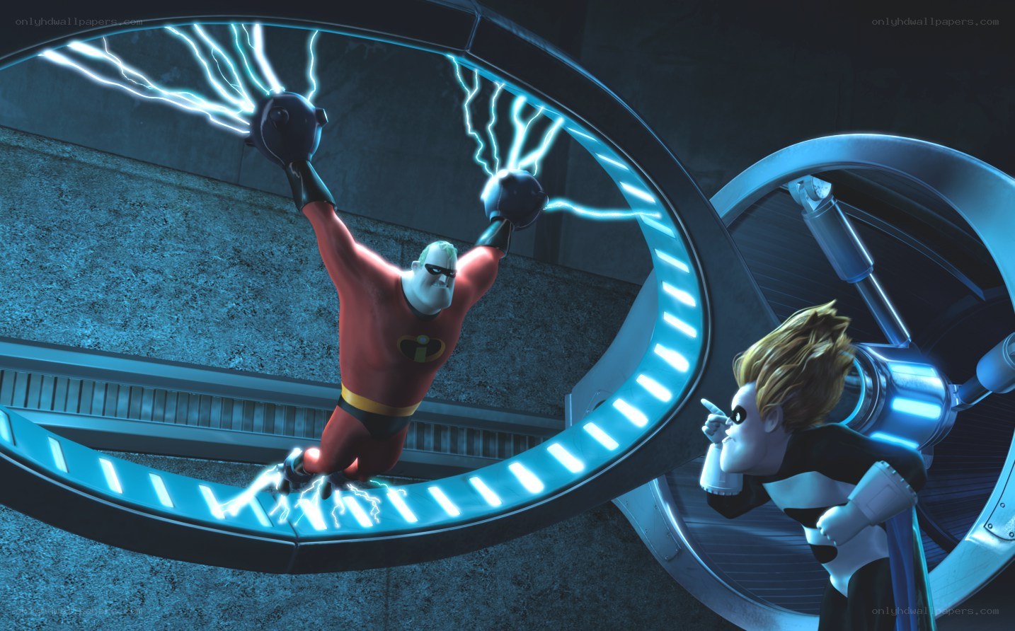 Mr. Incredible in action