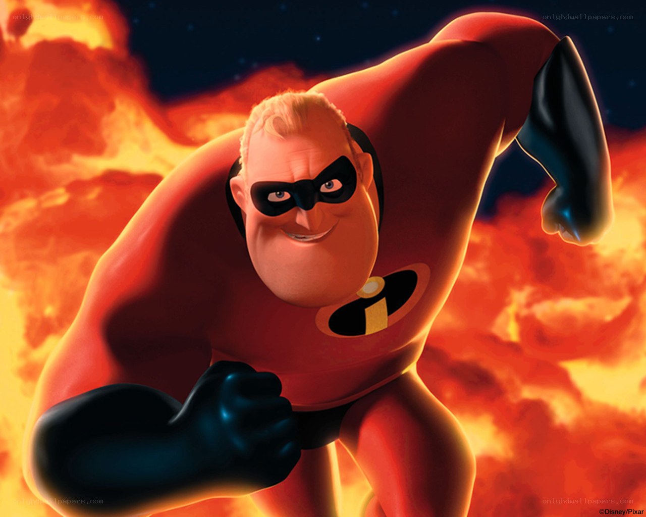 Mr. Incredible in action