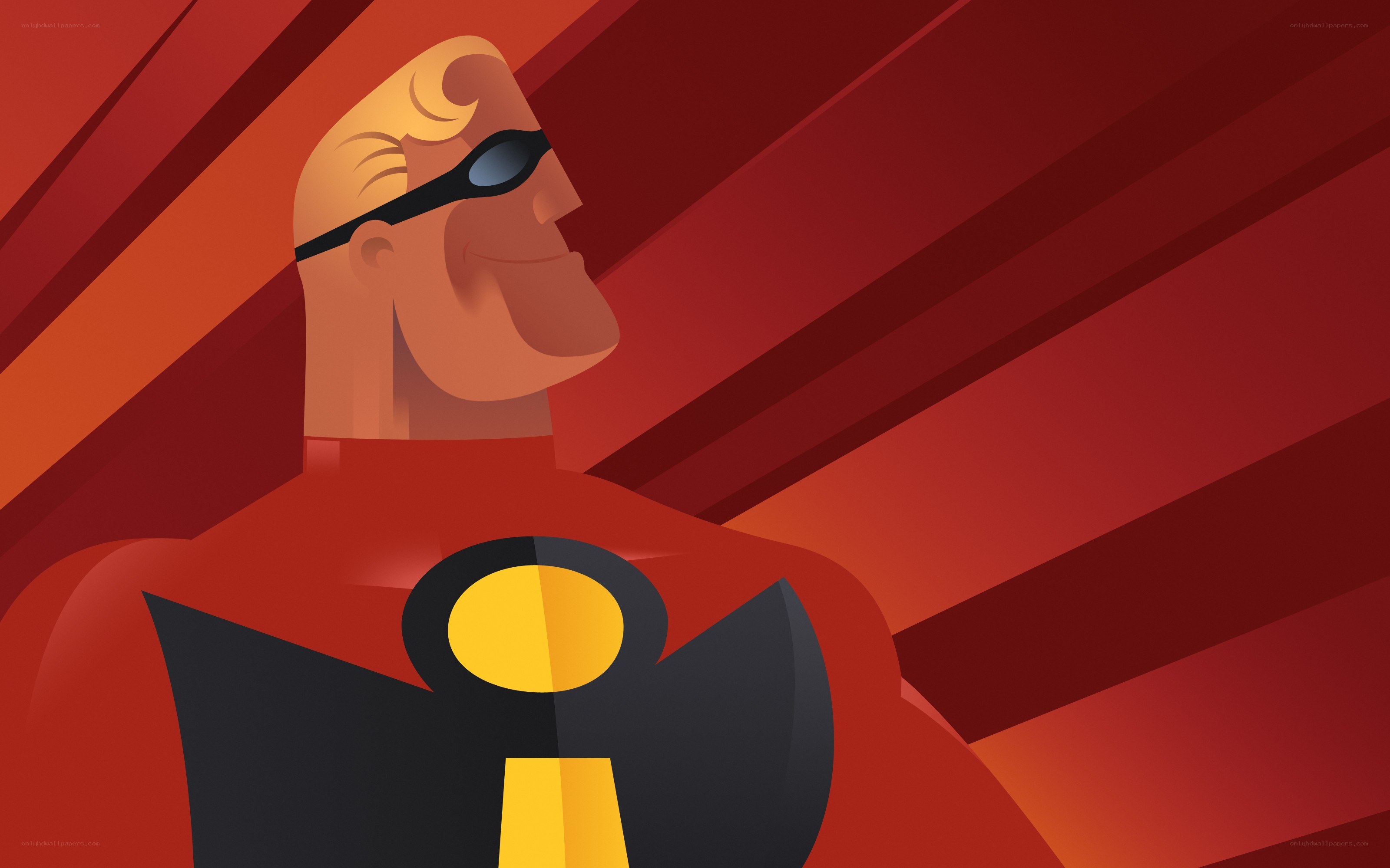 Mr. Incredible in red suit
