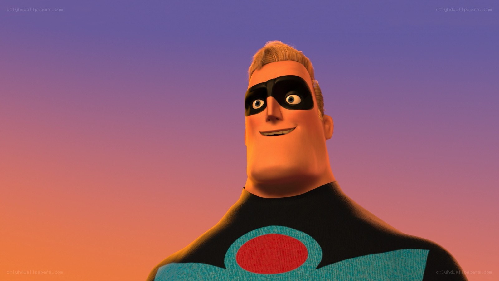 Mr. Incredible in superhero suit