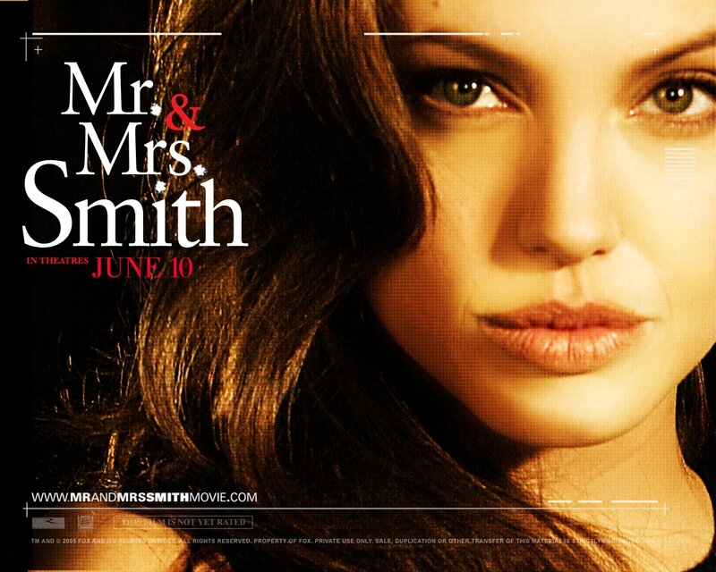 Mr & Mrs Smith movie poster