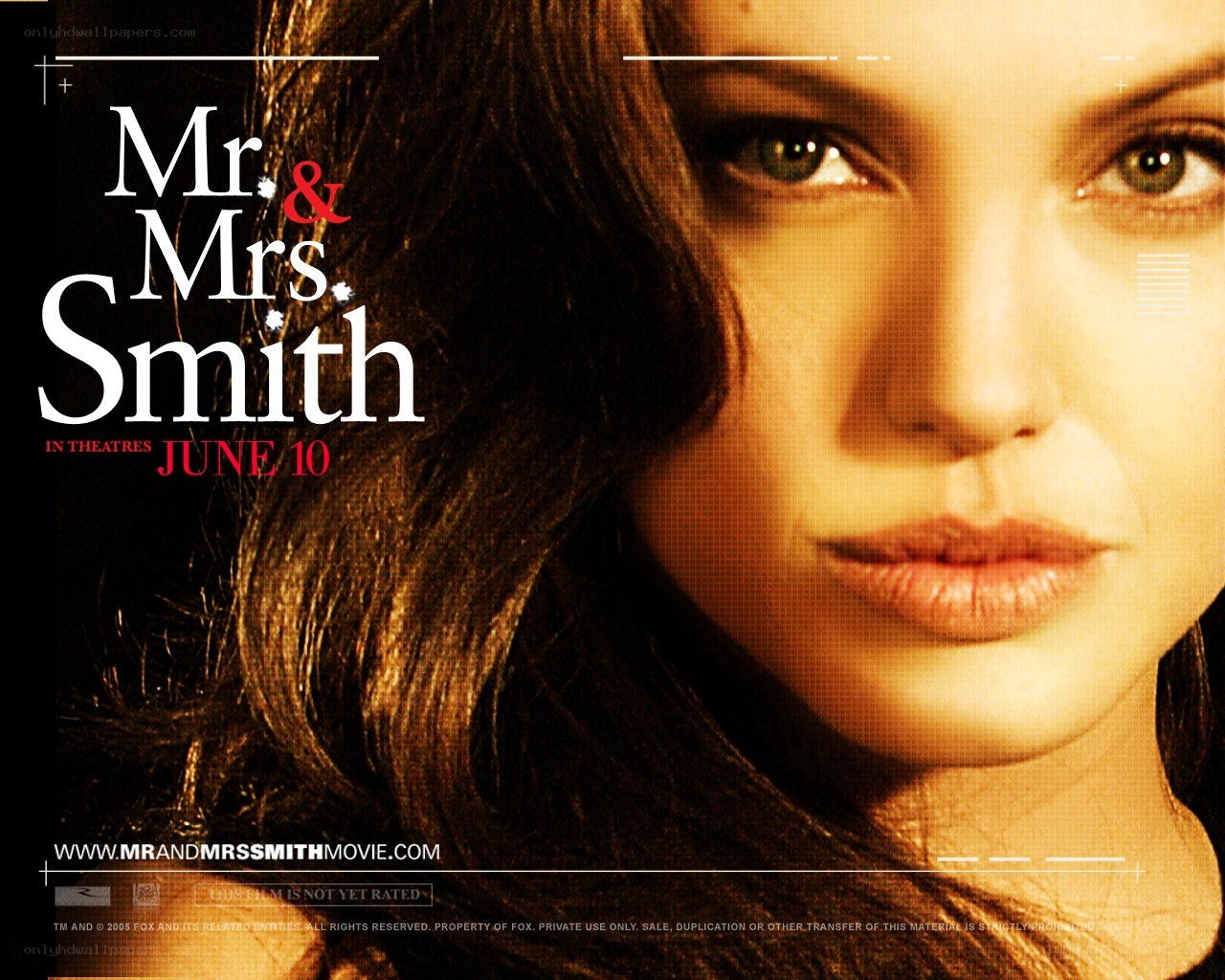 Mr & Mrs Smith movie poster