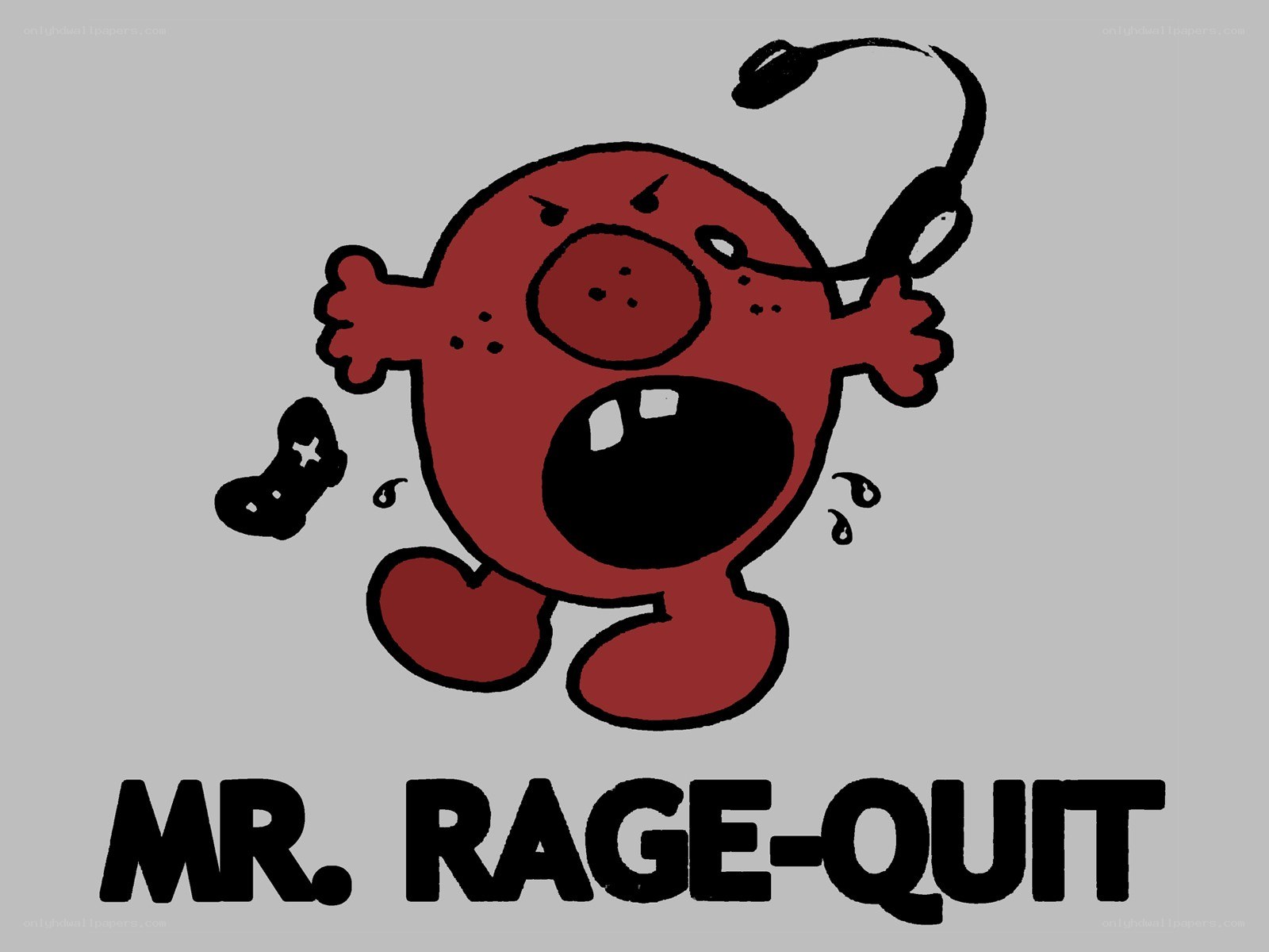 Mr. Rage-Quit character