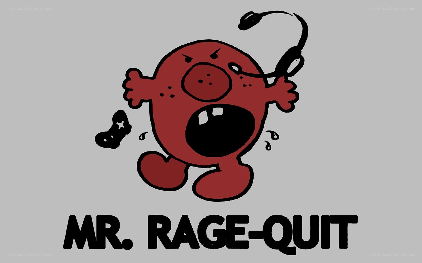 Mr. Rage-Quit character