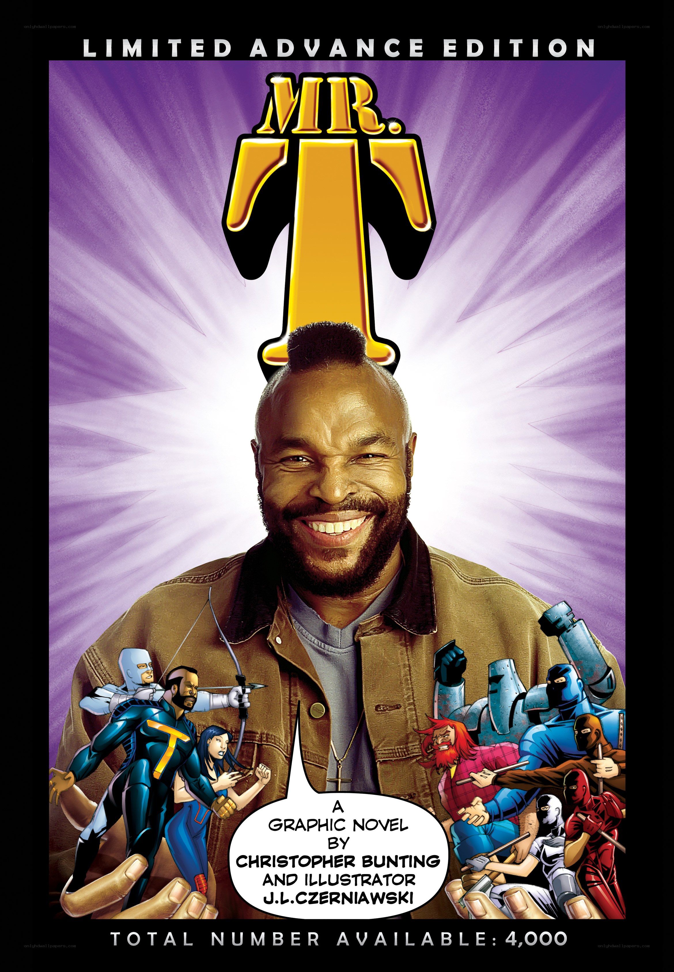 Mr. T graphic novel cover
