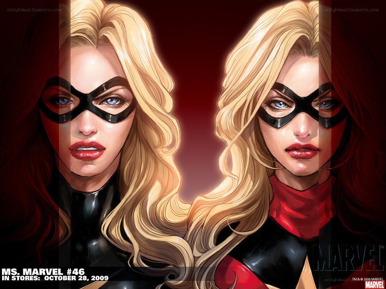 Ms. Marvel comic cover art