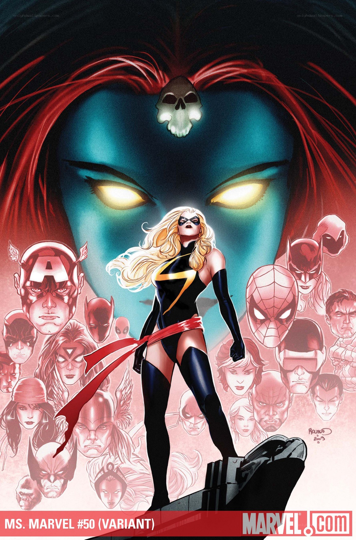 Ms. Marvel comic cover