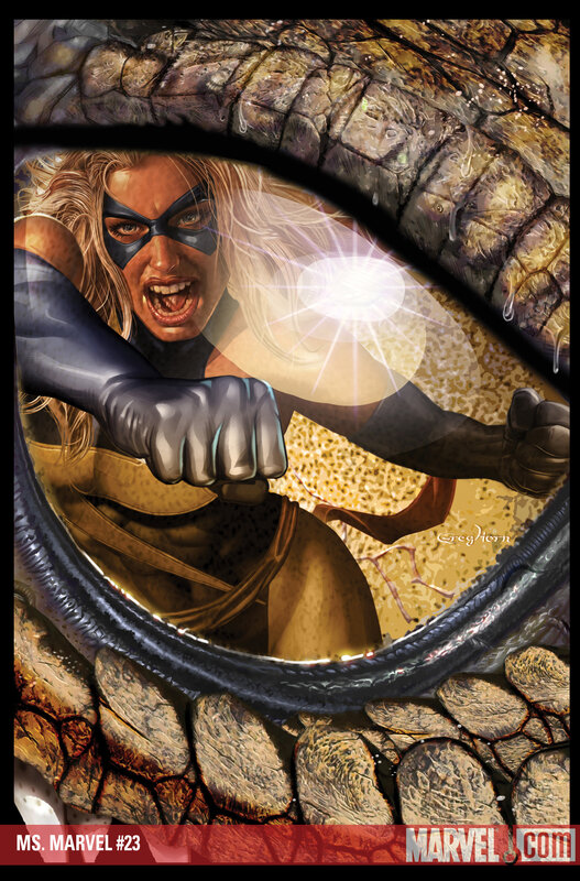 Ms. Marvel in action