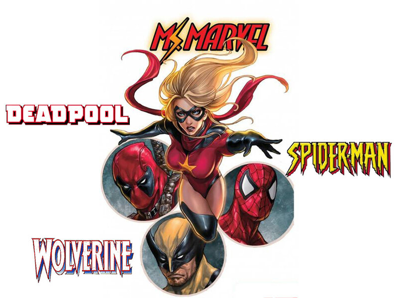 Ms. Marvel with Other Characters
