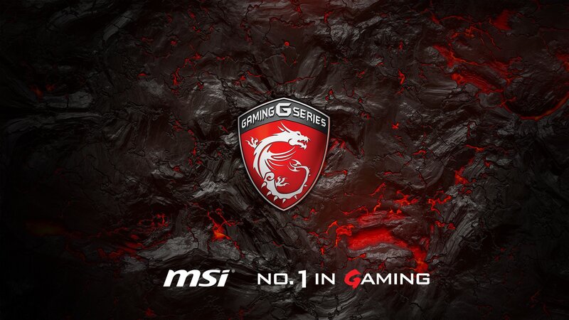 MSI Gaming G Series Logo — Black, Dramatic