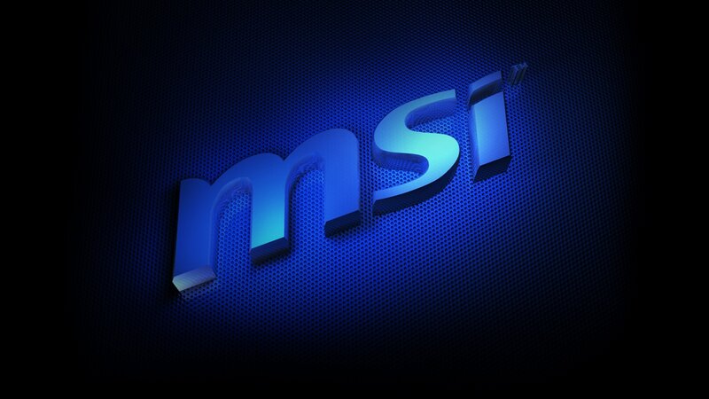 MSI Logo on Mesh