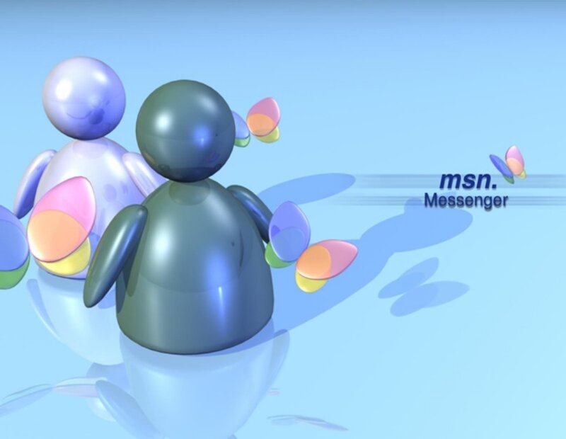 MSN Messenger logo animation