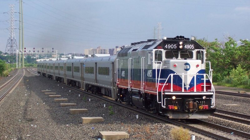 MTA Train on Tracks