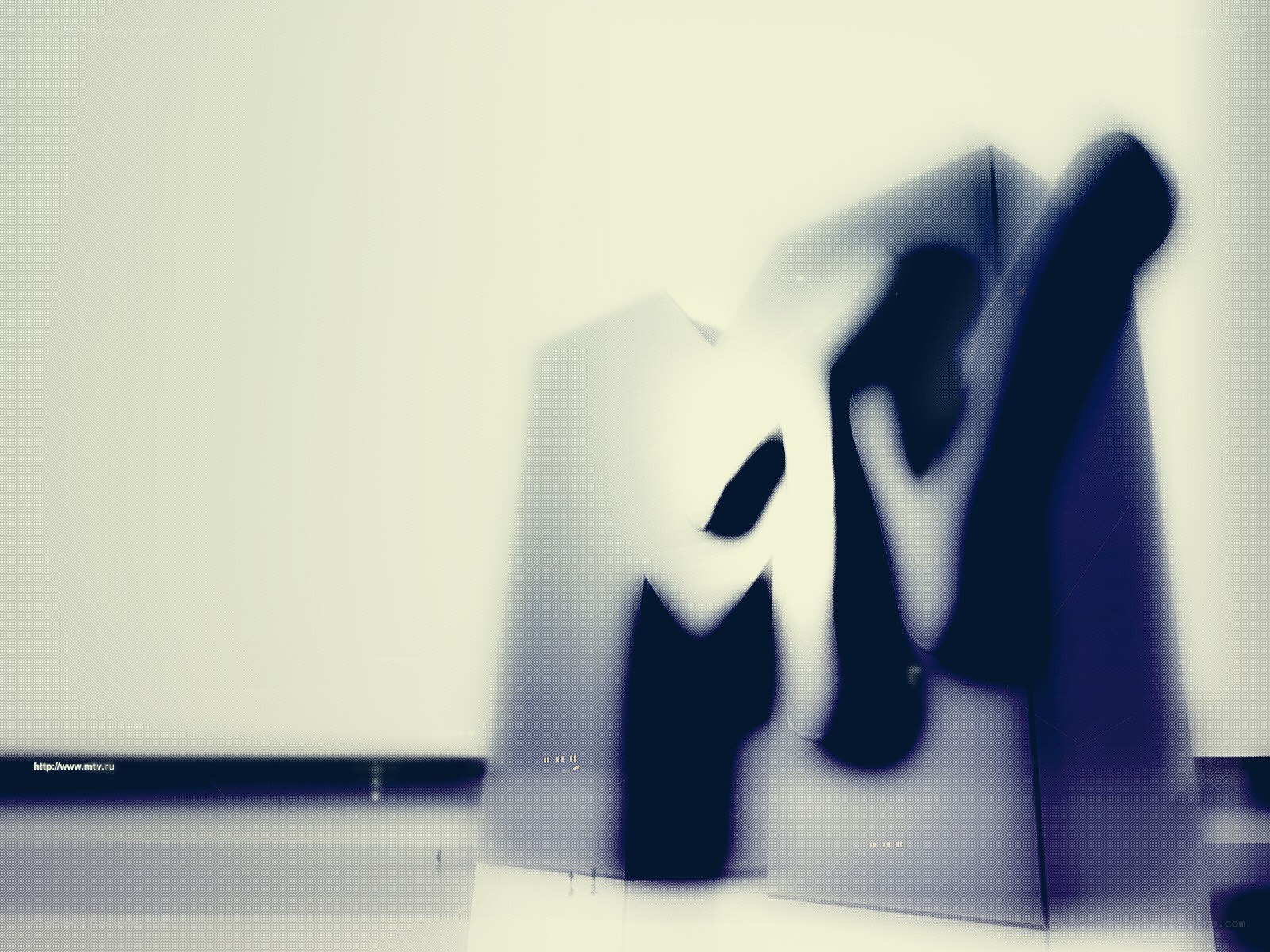 MTV logo with motion blur