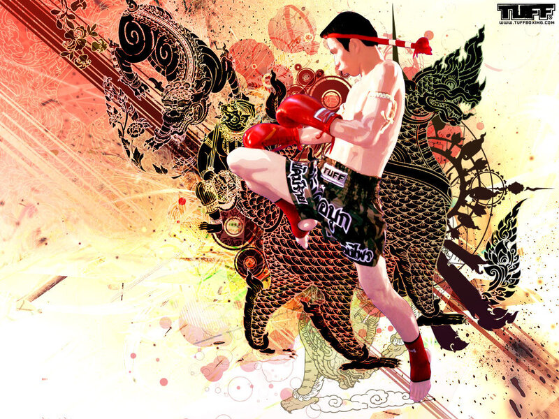 Muay Thai Fighter in Action