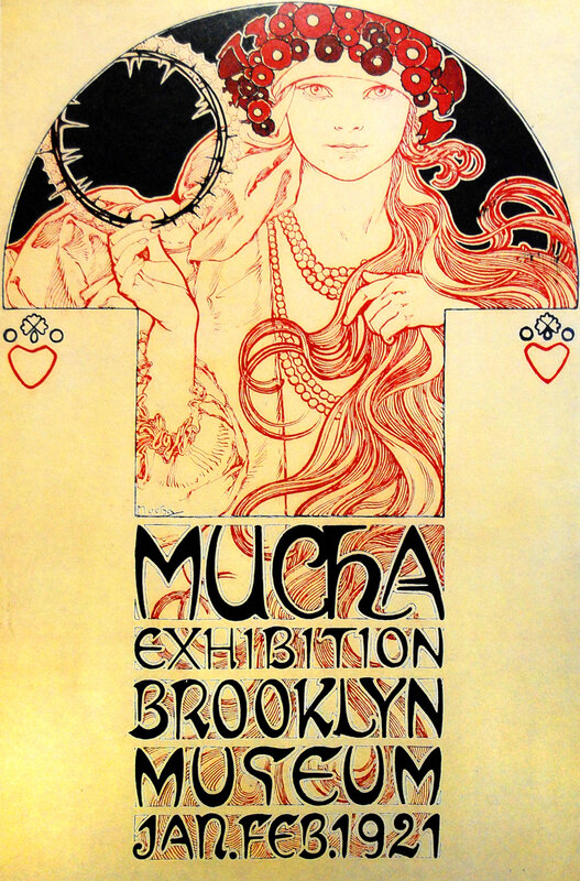 Mucha Exhibition Poster