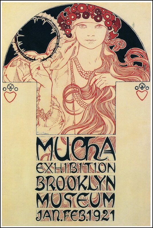 Mucha Exhibition Poster