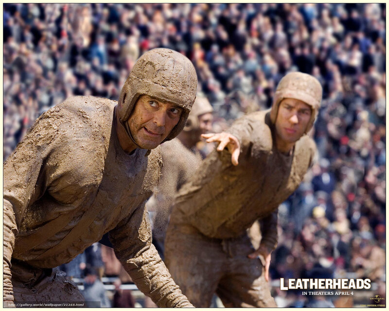 Mud-covered Football Players — Brown
