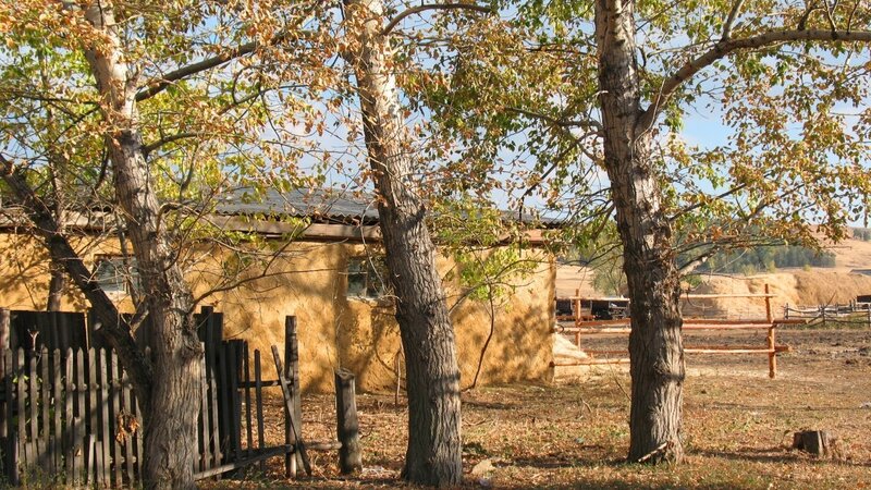 Mud Hut in Autumn