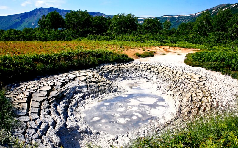 Mud Pot in Crater