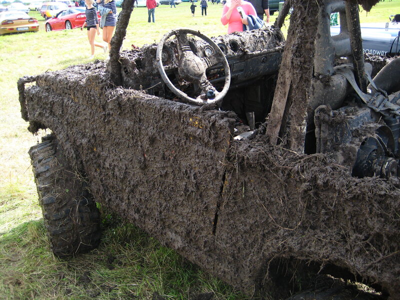 Muddy Car Interior