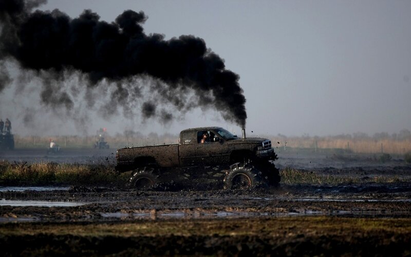 Muddy Monster Truck — Black