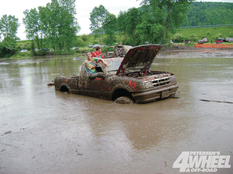 Muddy Pickup Truck — Brown, Outdoor