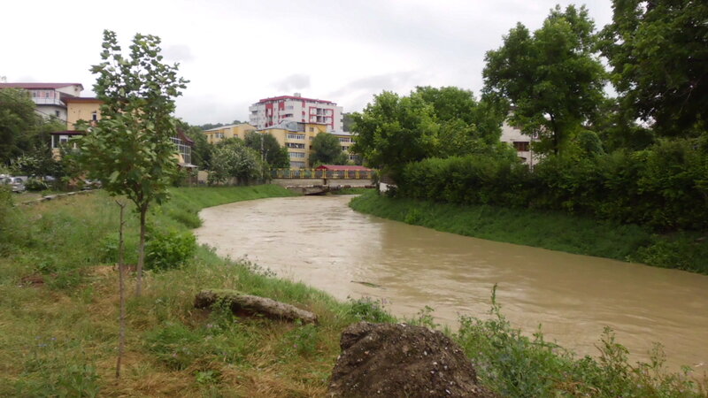 Muddy River in Town