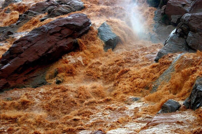 Muddy River Waterfall