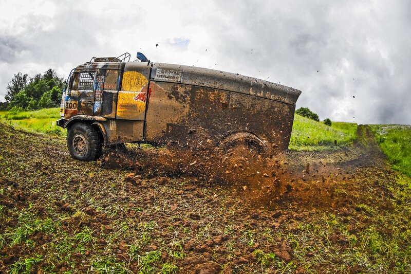 Muddy Truck on Dirt