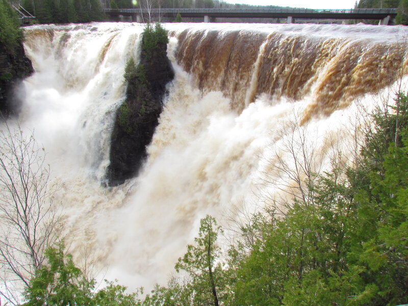 Muddy Waterfall — Brown, Powerful, Spring