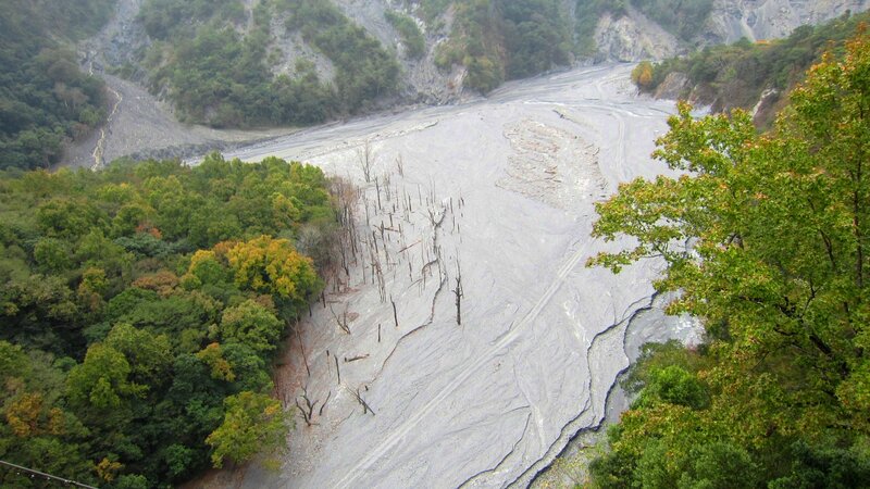 Mudflow in Valley