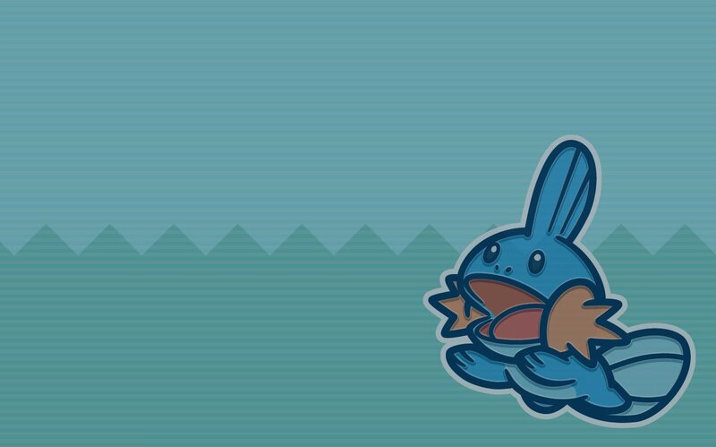 Mudkip Character — Blue, Calm