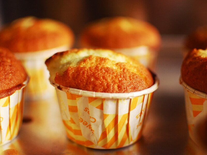 Muffins in Paper Cups