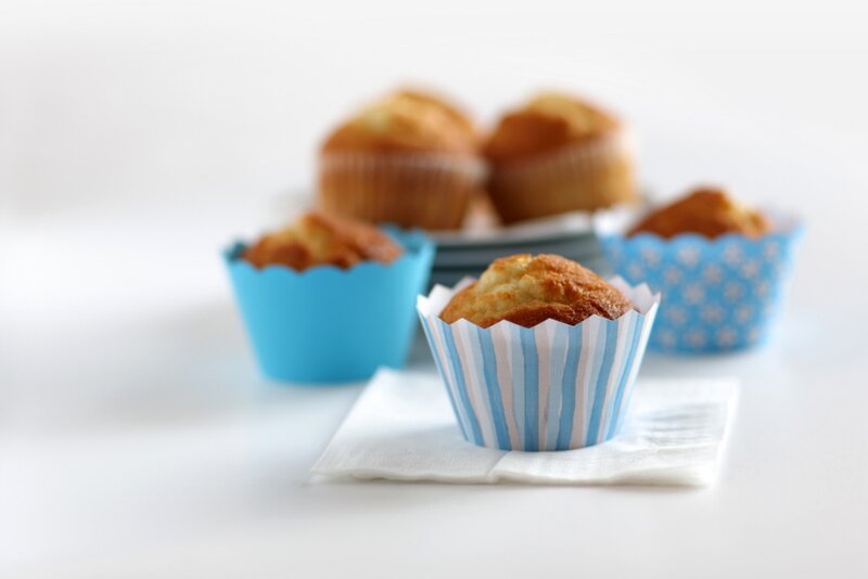 Muffins in Paper Liners