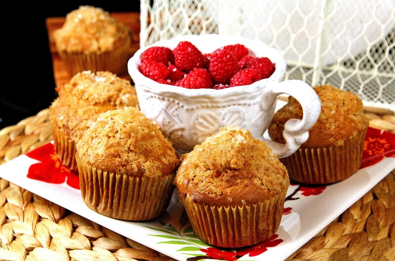 Muffins with Raspberries