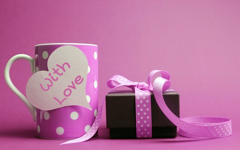 Mug and Gift Box — Pink