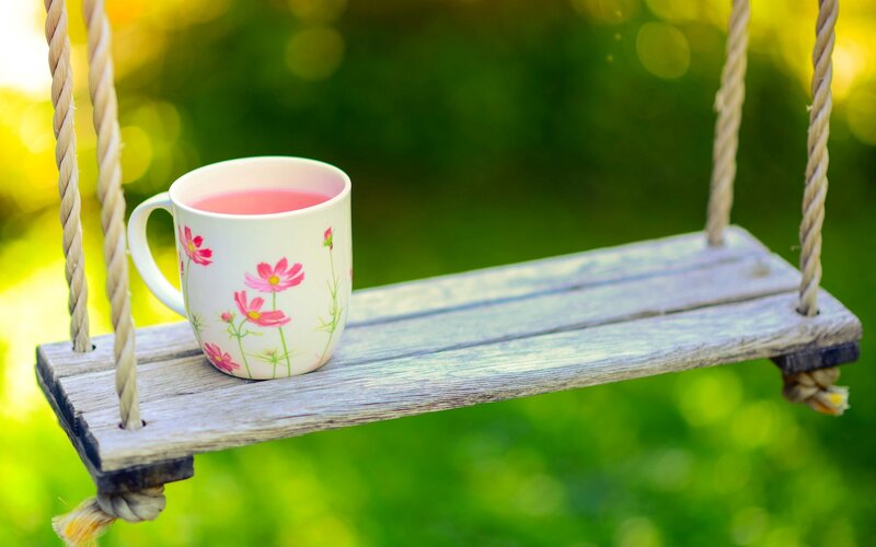 Mug on Swing Seat
