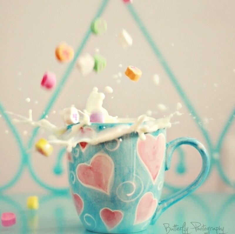 Mug with Candy and Milk