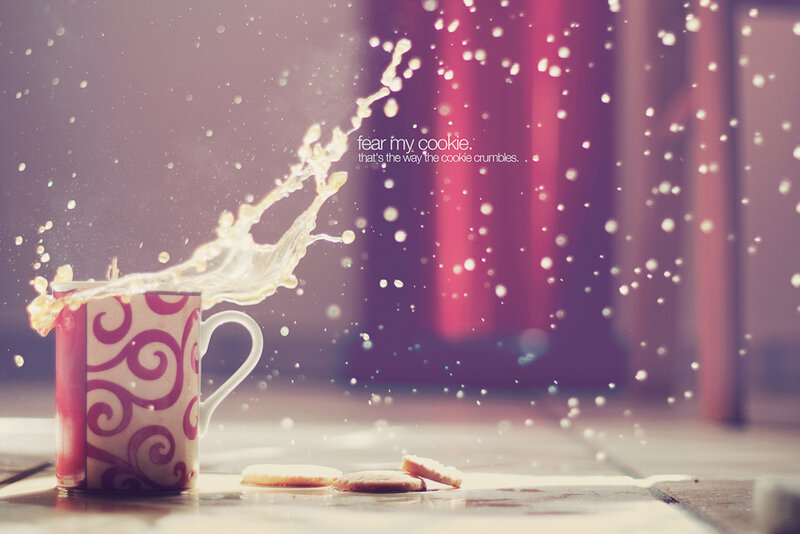 Mug with Cookie Crumbs
