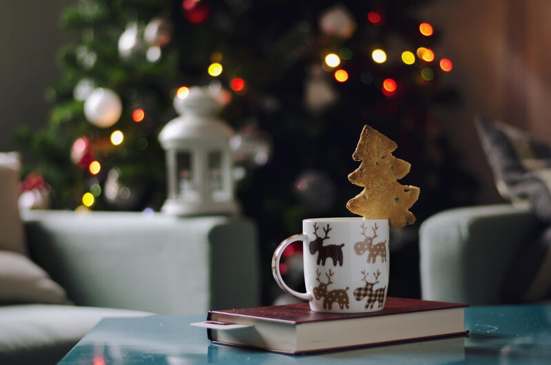Mug with Cookie on Book