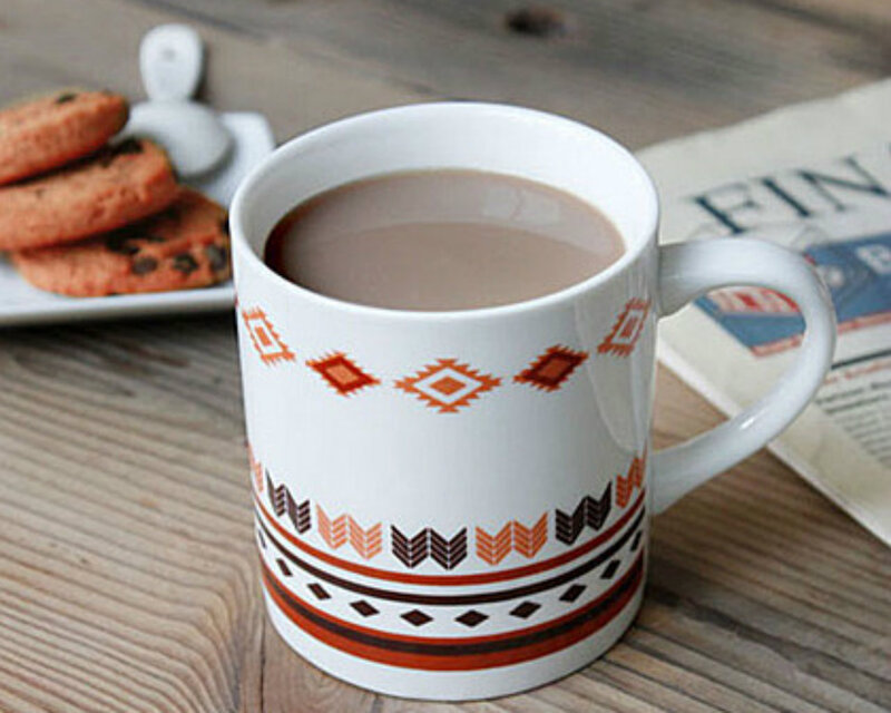 Mug with Hot Chocolate — White