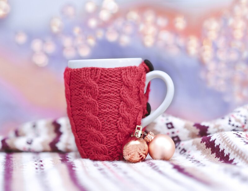 Mug with Knit Cozy