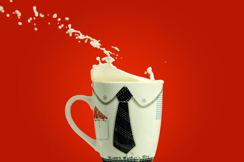 Mug with Milk Splash